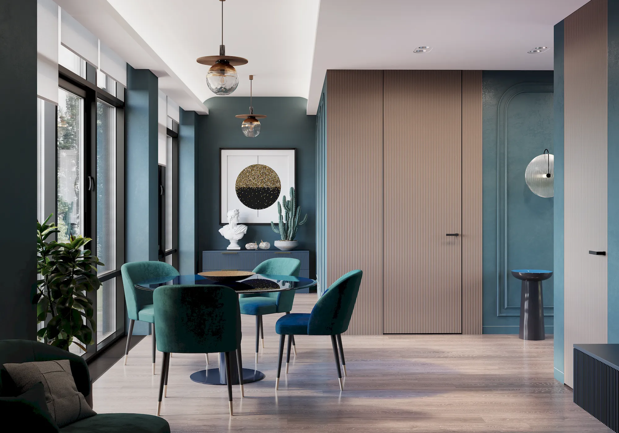 Межкомнатная дверь ART5 в интерьере