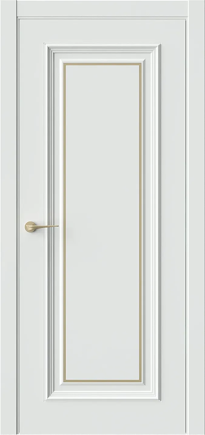 Межкомнатная дверь Брюгге 1M — Ручки PL RAL 9003
