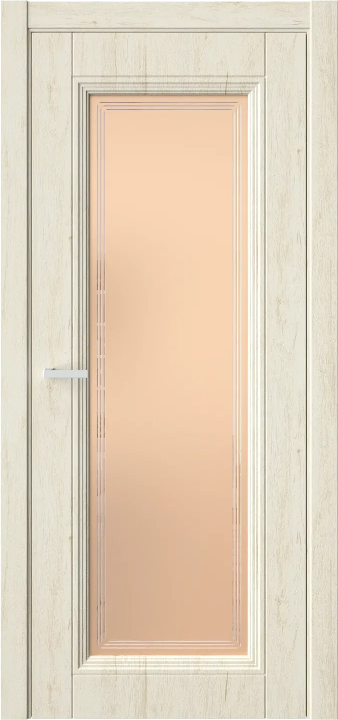 Межкомнатная дверь DEMISS&amp;nbsp2 — Дуб джентл Стекло-1-бронза(Сатинат)
