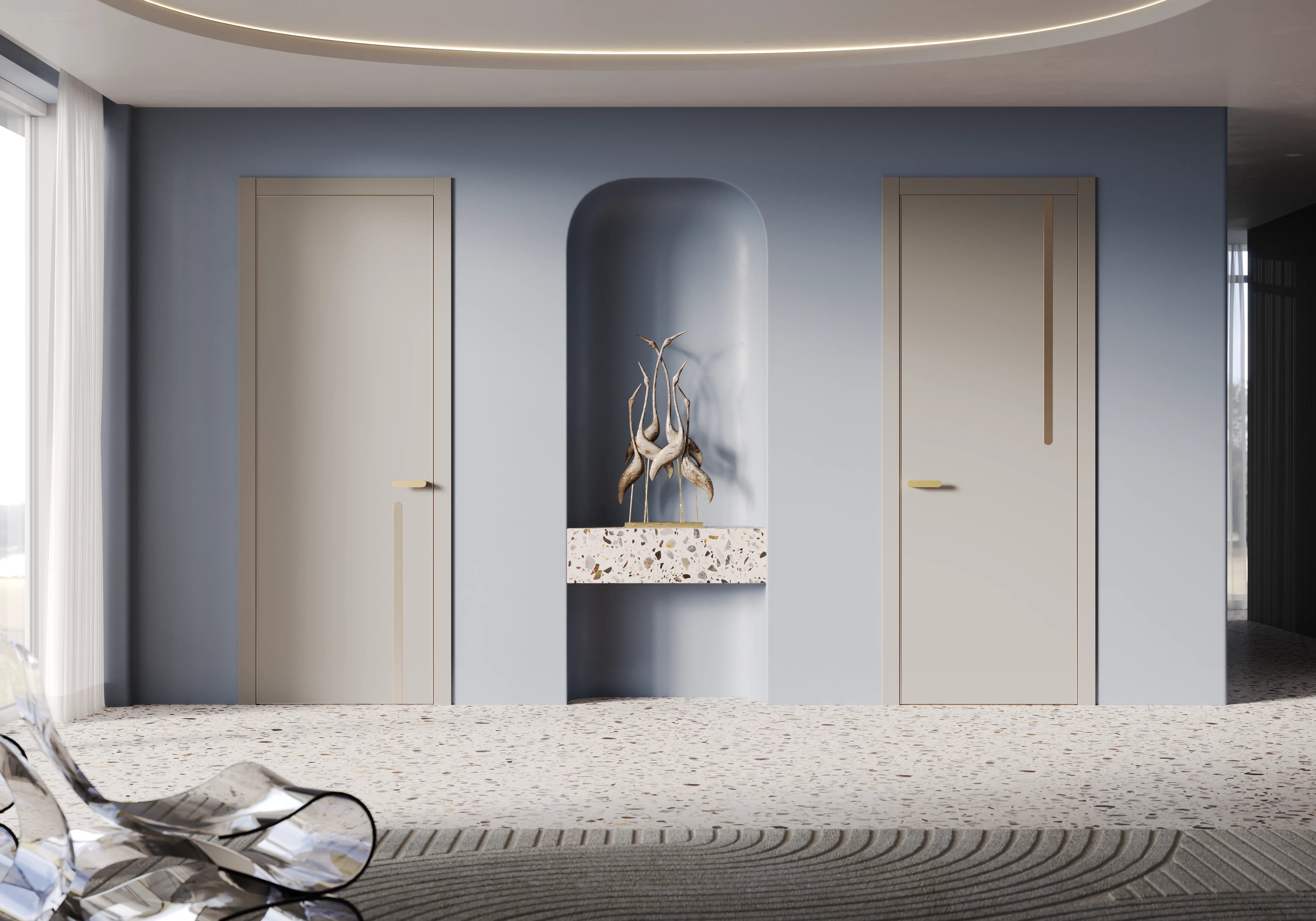 Межкомнатная дверь INDUSTRIAL 42 в интерьере
