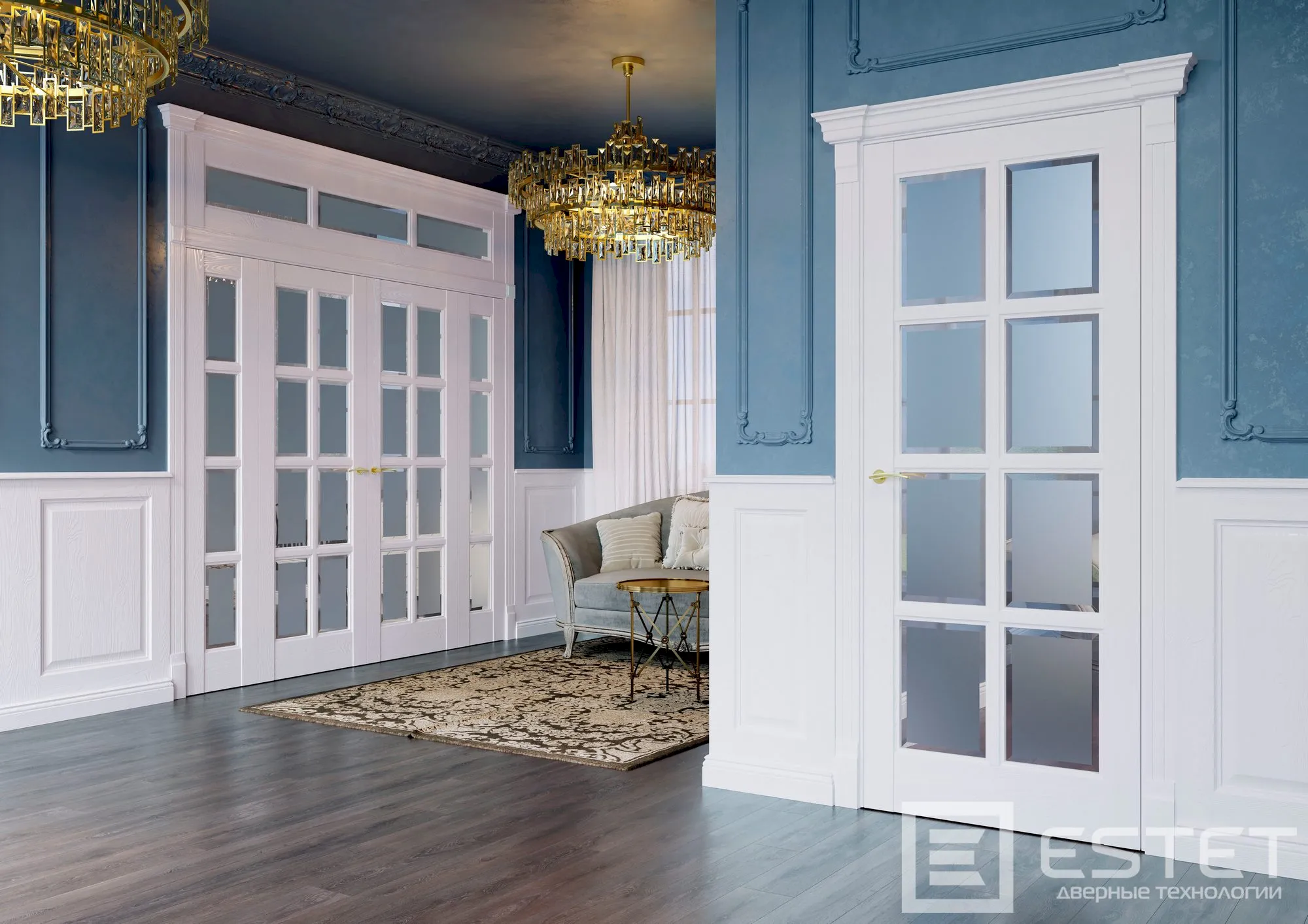 Межкомнатная дверь S17 в интерьере